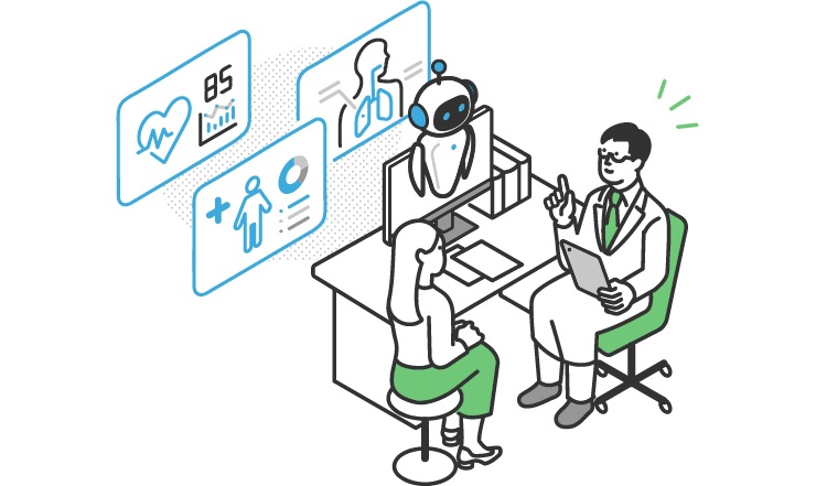 これからの医療に必要なこと。モバイル対応とAI活用に取り組んでいます